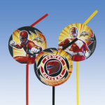 Power Rangers Party Drinking Straws