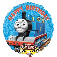 Thomas the Tank Engine Happy Birthday Sing-A-Tune Foil Balloon Thomas the Tank Engine Happy Birthday Sing-A-Tune Foil Balloon
