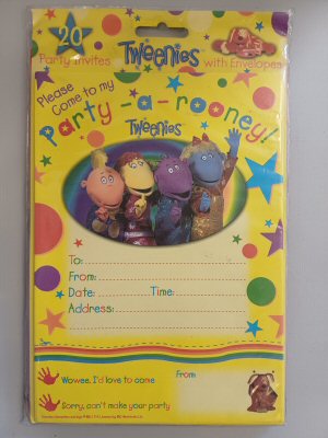 Tweenies Party Invitations