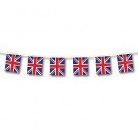 Union Jack Plastic Rectangle Flag Bunting Union Jack Plastic Rectangle Flag Bunting