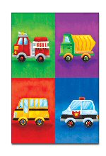 Vehicles And Wheels Party Tablecover Vehicles And Wheels Party Tablecover
