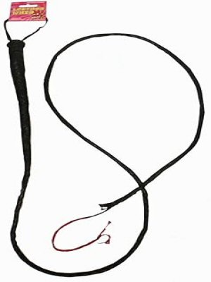 BLACK LEATHER BULL WHIP BLACK LEATHER BULL WHIP