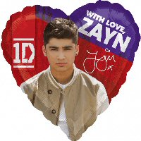 One Direction Party Foil Balloon Zayn One Direction Party Foil Balloon Zayn